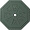 Ekena Millwork Spring Octagonal Ceiling Medallion (Canopies up to 3"), 29 1/8"OD x 2 1/4"ID x 1 1/8"P, Cloud Burst CM30SPCBF - alternate 1